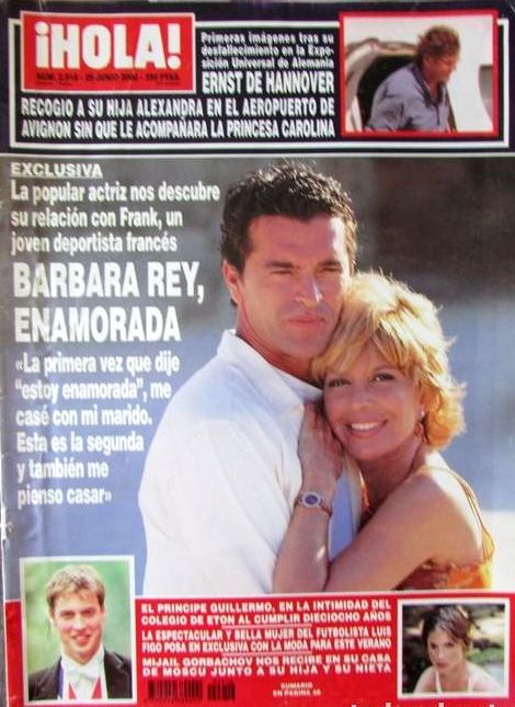 La pareja, cuando fue portada de la revista ¡HOLA!
