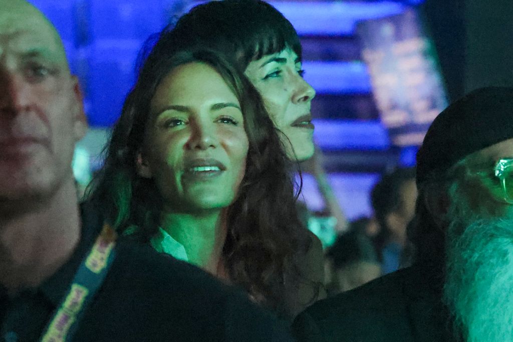 La actriz, en un concierto de Dani Martín a finales de 2025