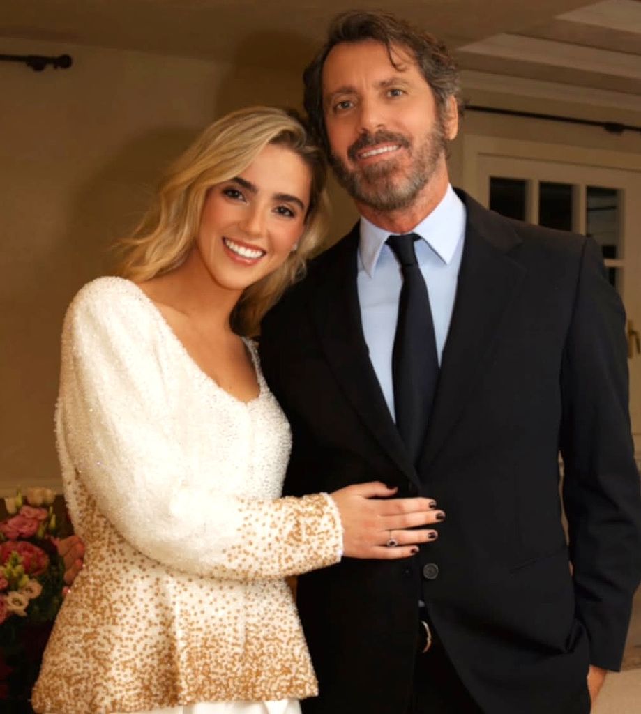 Quique Sánchez-Flores con su hija Paty