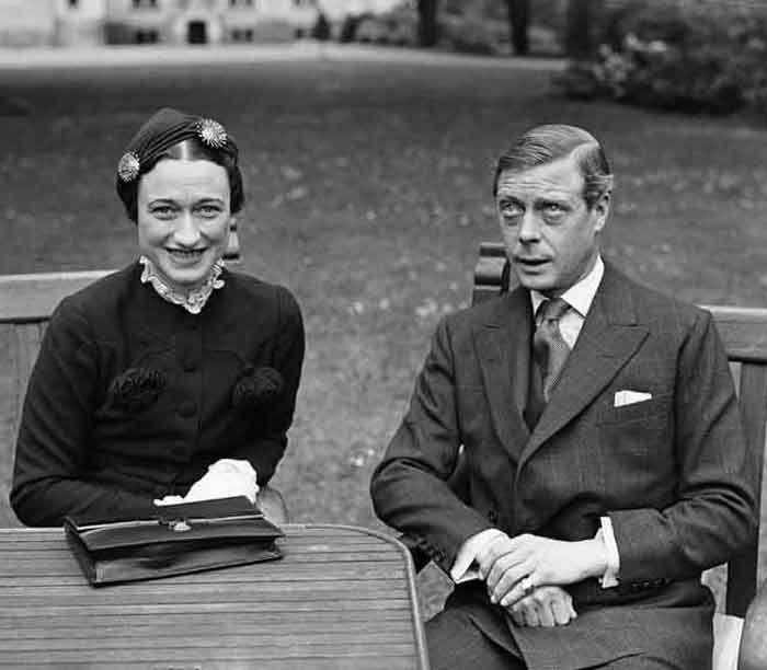 Duque de Windsor con Wallis Simpson