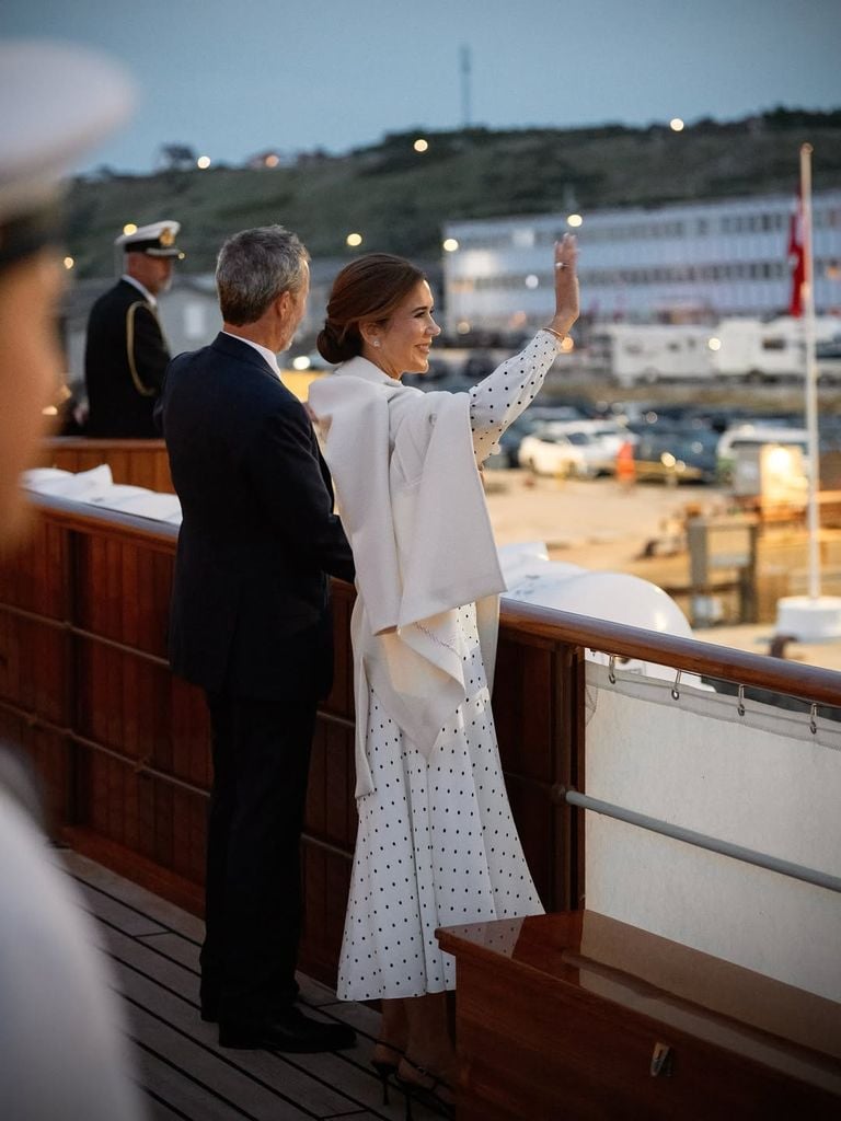 Federico y Mary de Dinamarca de crucero