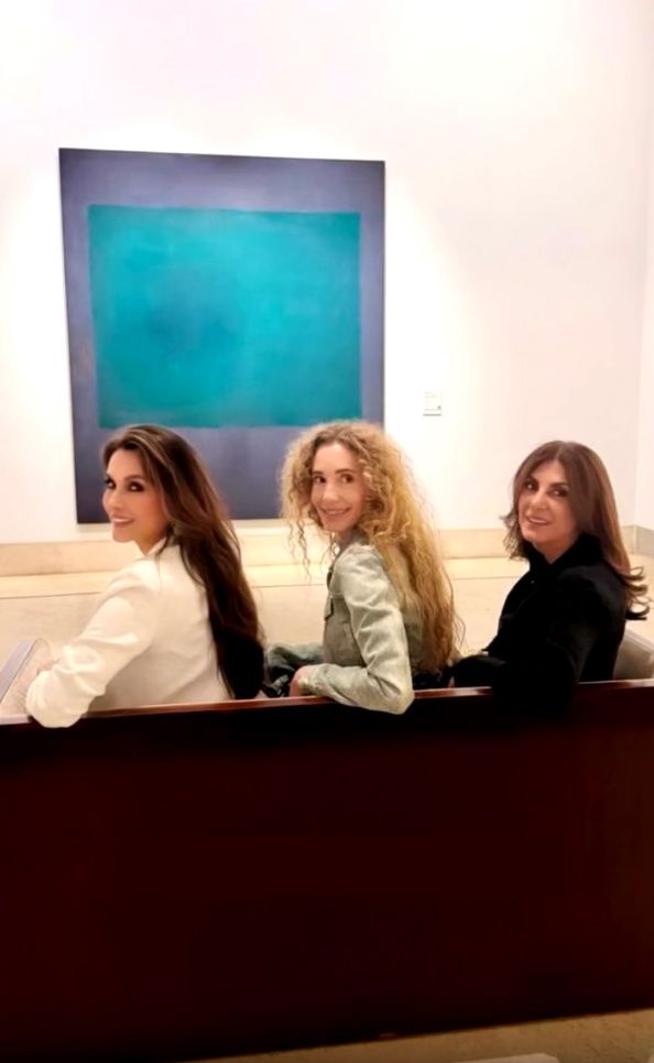 Paloma Cuevas y Blanca Cuesta en el Thyssen