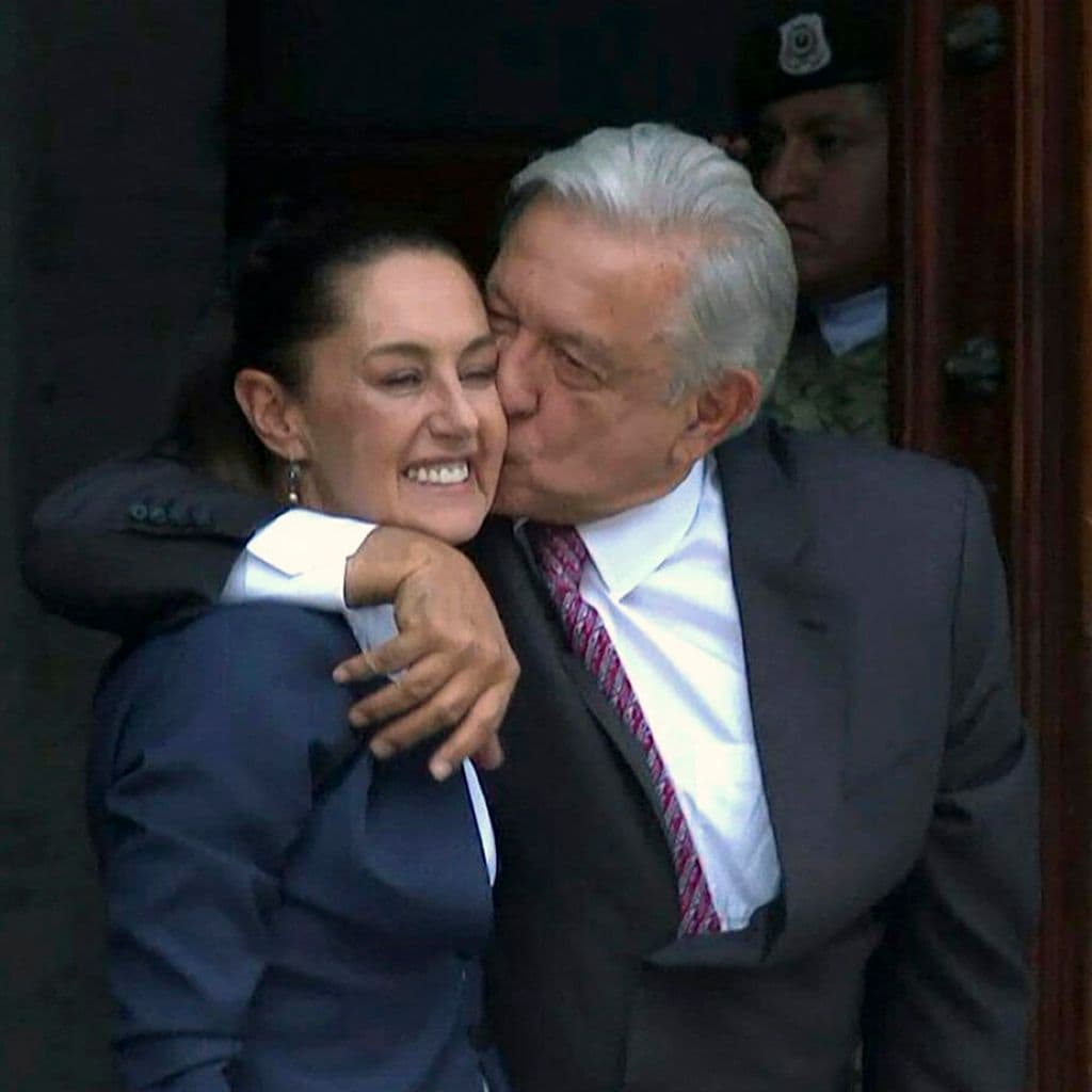 Claudia Sheinbaum y Andrés Manuel López Obrador