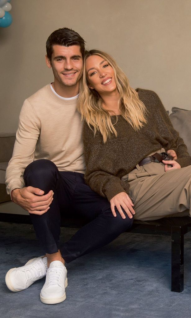 Alice Campello y Álvaro Morata presentan a su tercer hijo, Edoardo