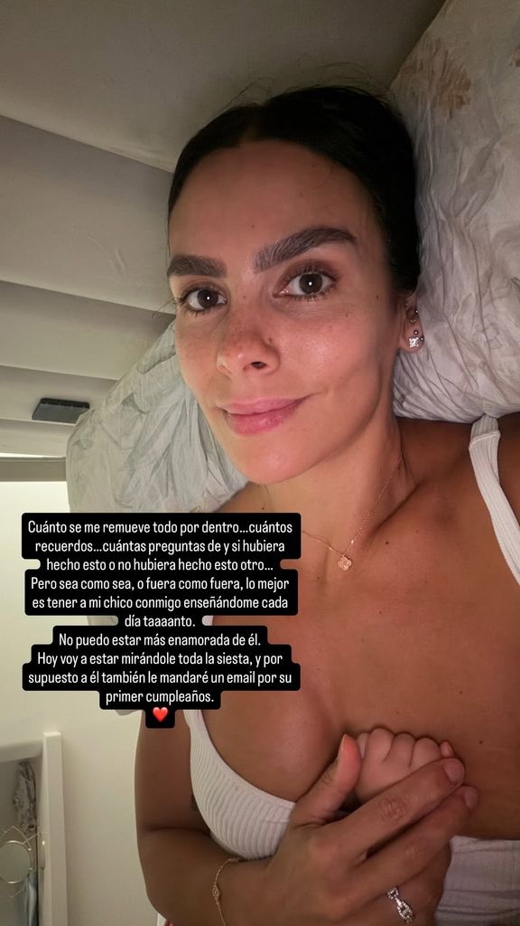 "Lo mejor es tener a mi chico conmigo", ha expresado Cristina Pedroche sobre su hijo Isai