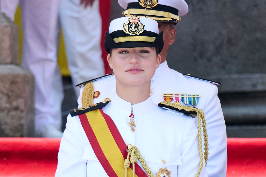 Leonor en la Escuela Naval de Marin (Pontevedra)