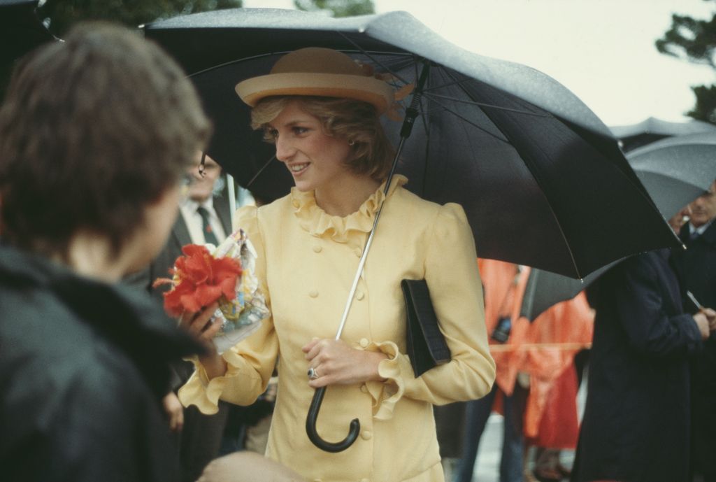 Diana, princesa de Gales, en Nueva Zelanda, 1983.