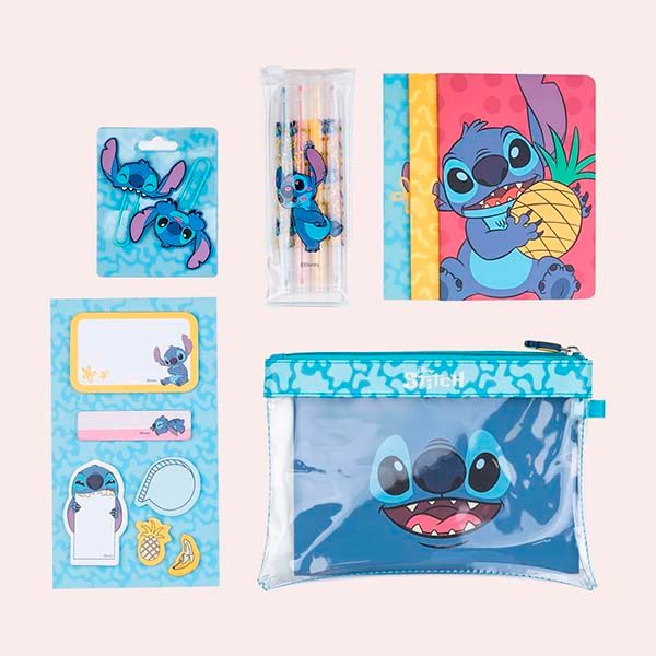 Grupo Erik Kit de papelería Disney Stitch Tropical
