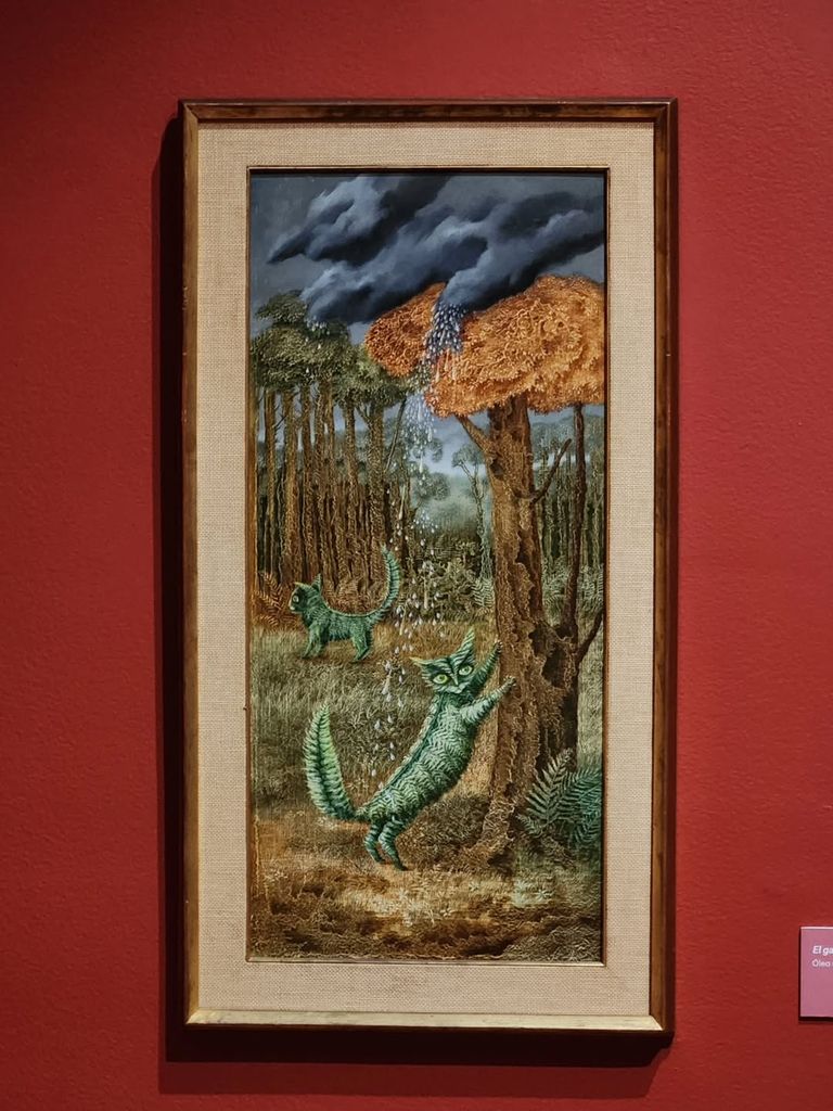 Los animales representan seres espirituales en las obras de la española.