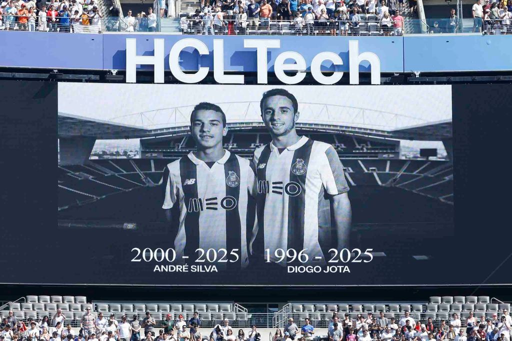 Diogo Jota y su hermano André Silva