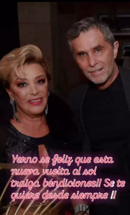 Sylvia Pasquel felicitó a Humberto Zurita por su cumpleaños y lo llamó yerno