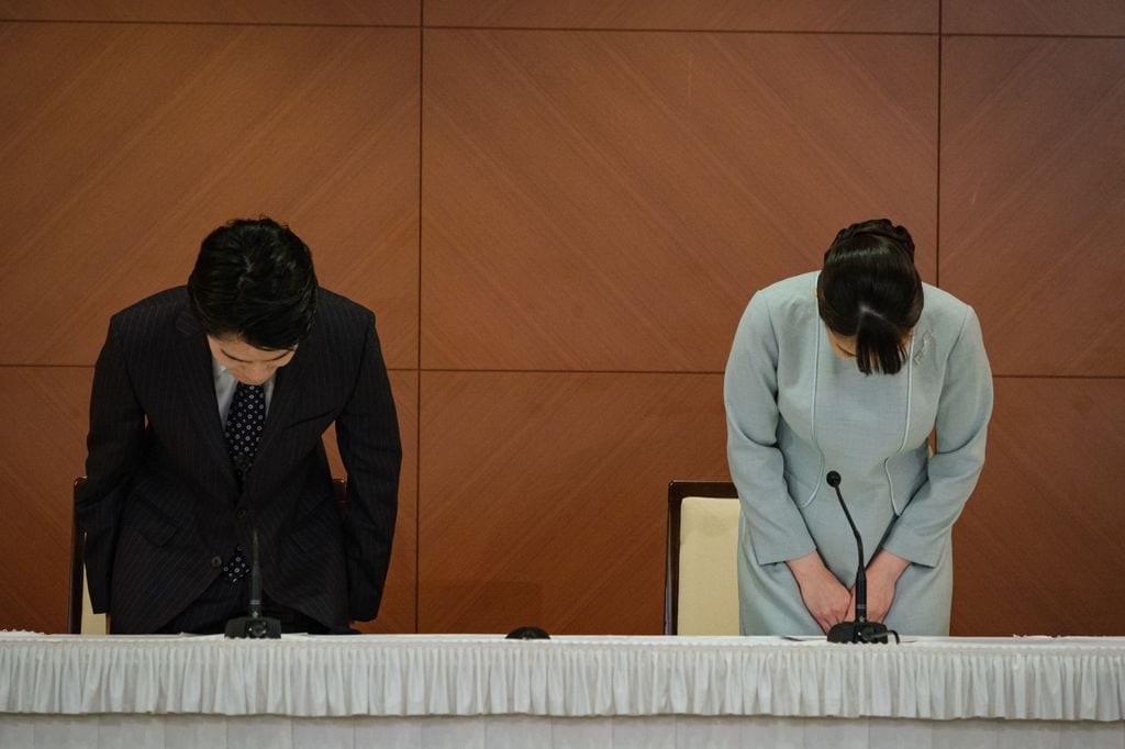 Rueda de prensa de Mako de Japón y Kei Komuro tras su boda el 26 de octubre de 2021