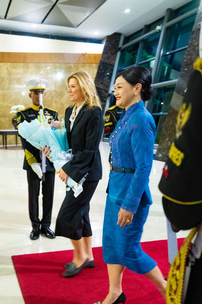 La reina Máxima de Holanda en su visita oficial a Indonesia.