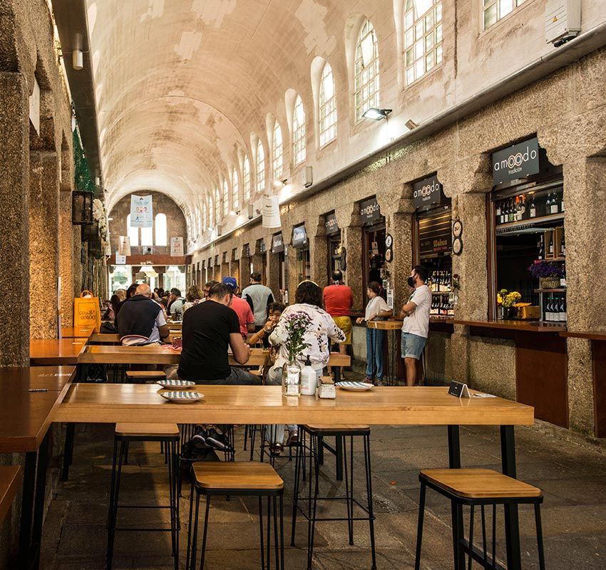 Mercado Abastos 2.0 en Santiago de Compostela.