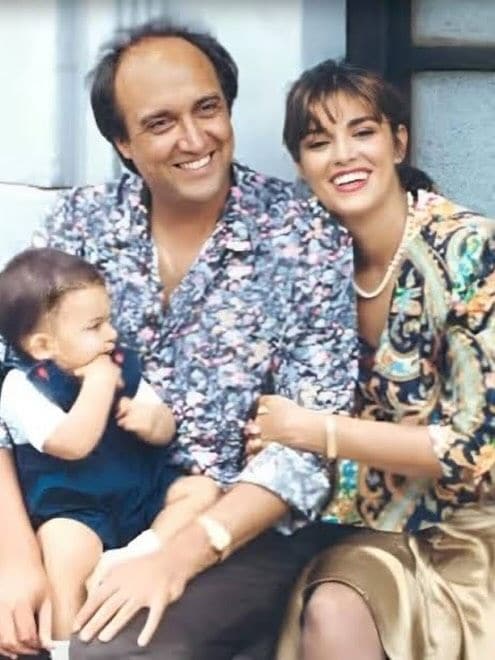 Lucía Méndez compartió esta bella postal familiar del baúl de los recuerdos. 