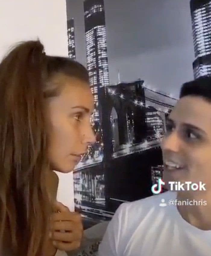 Fani y Cristofer juegan con TikTok