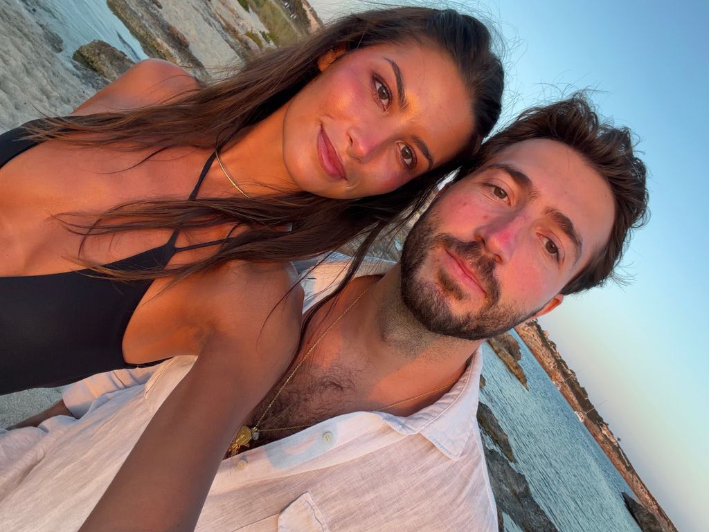 María y Javier el pasado verano en Formentera