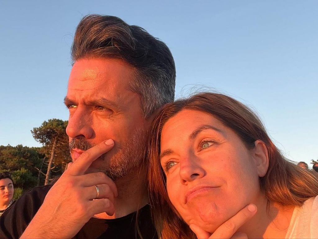Selfie de Leire Martínez con su pareja