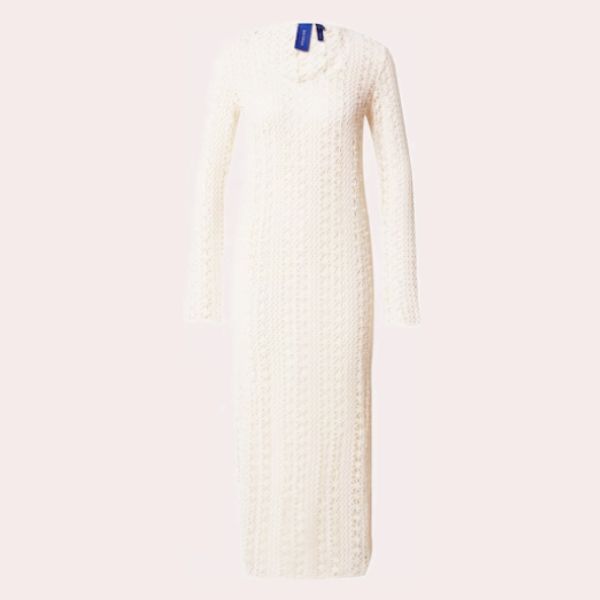 vestido blanco calado
