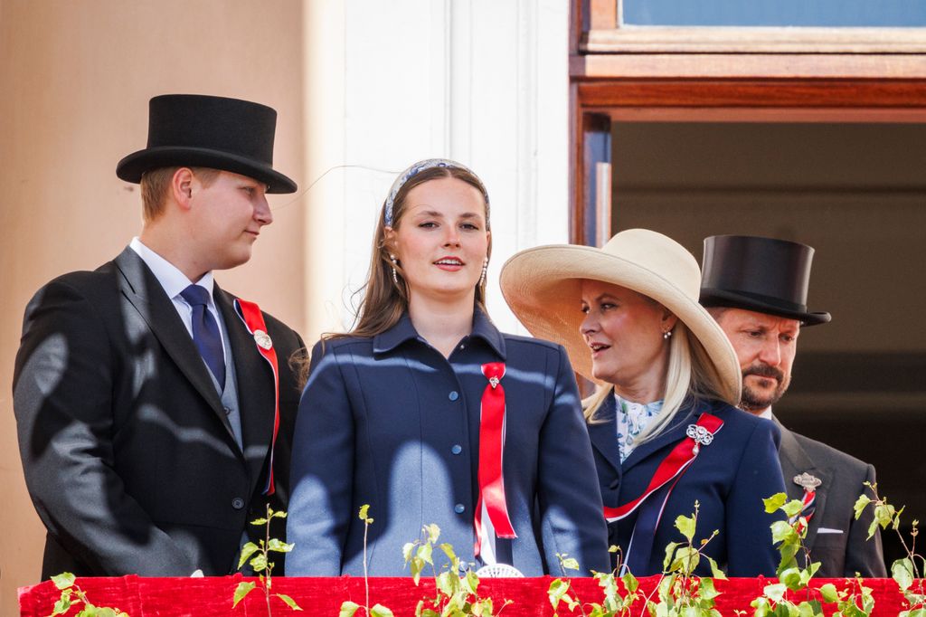 Día Nacional del año 2025, antes Sverre Magnus solo participaba en esta festividad, pero ahora su presencia se multiplica