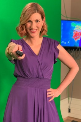 Núria Seró, presentadora de El Tiempo