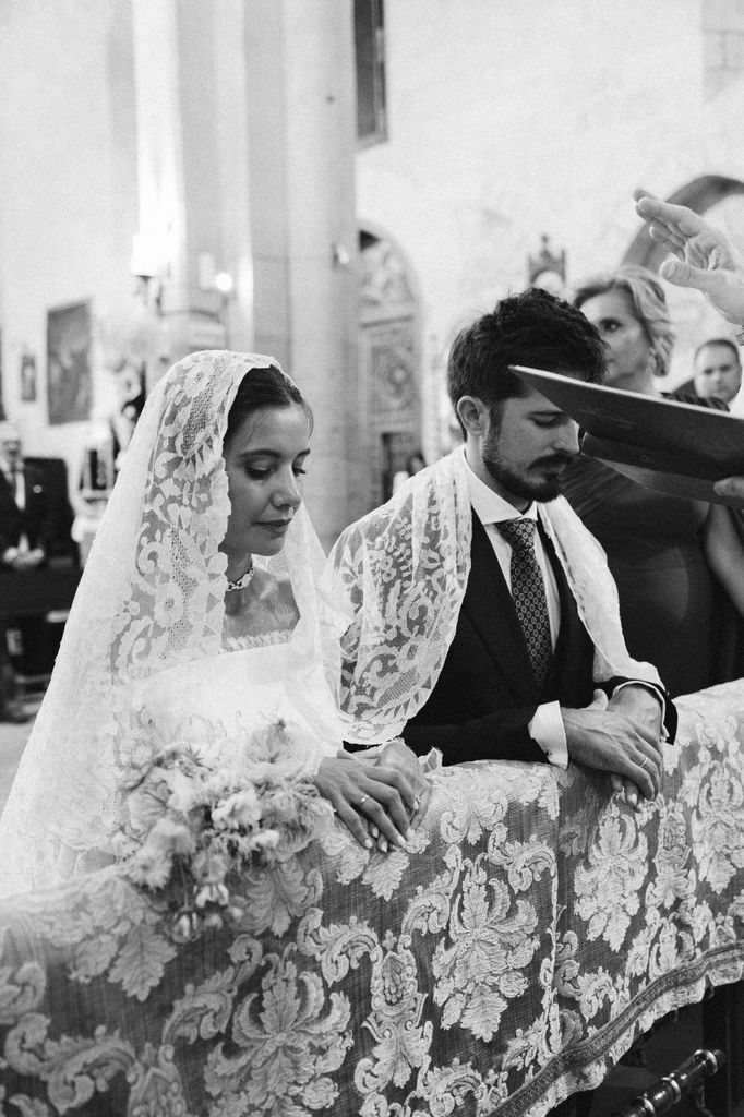 Rito de la velación nupcial boda