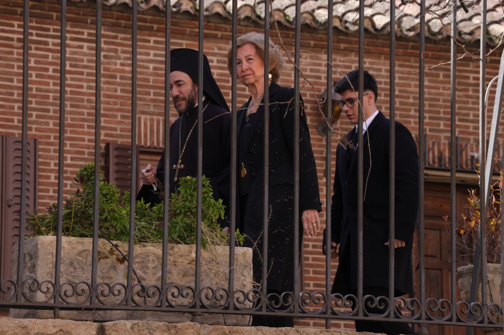 La reina Sofía en el funeral de Irene de Grecia