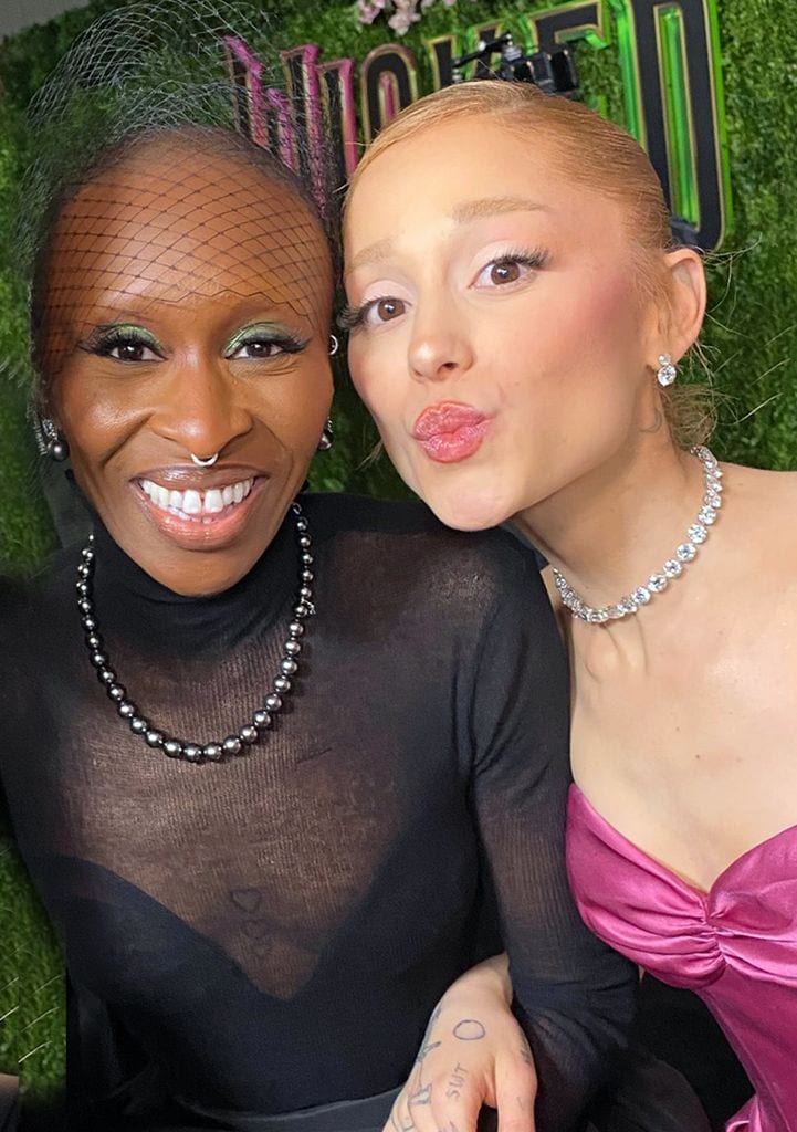 Cynthia Erivo y Ariana Grande comparten una gran  amistad 