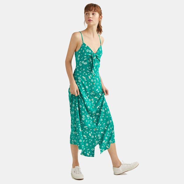 vestido flores springfield