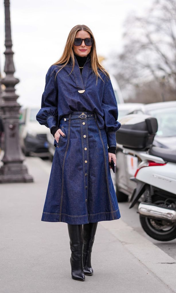 denim dress