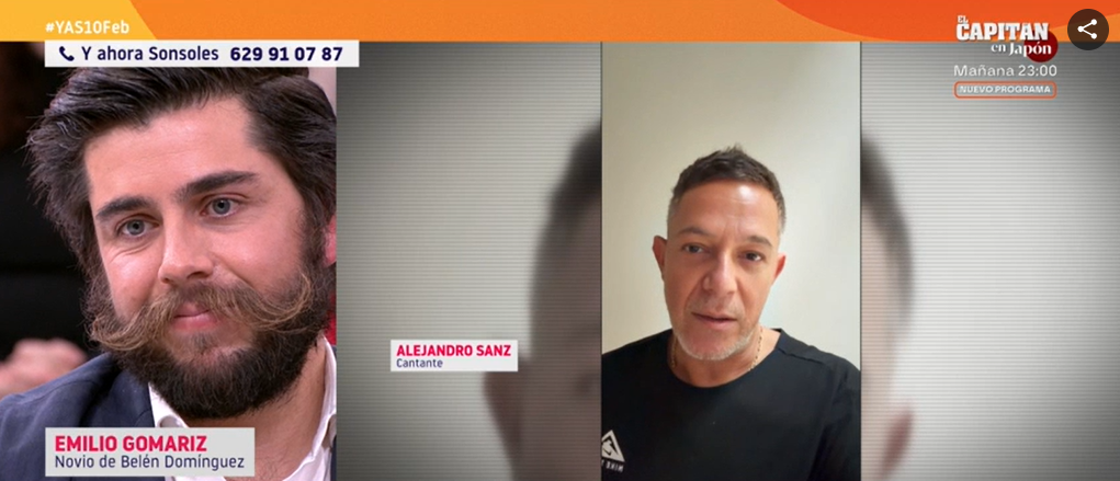 Alejandro Sanz ha querido sorprender a Emilio mandándole un vídeo