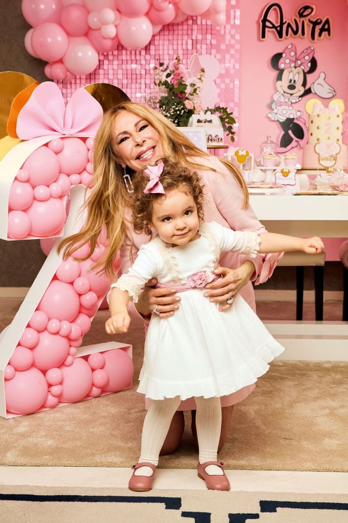 Ana Obregón con su nieta, el día de su cumpleaños