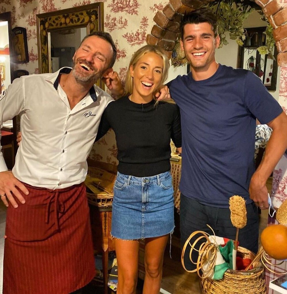Alice Campello y Álvaro Morata. Vacaciones en Cerdeña. Julio 2024