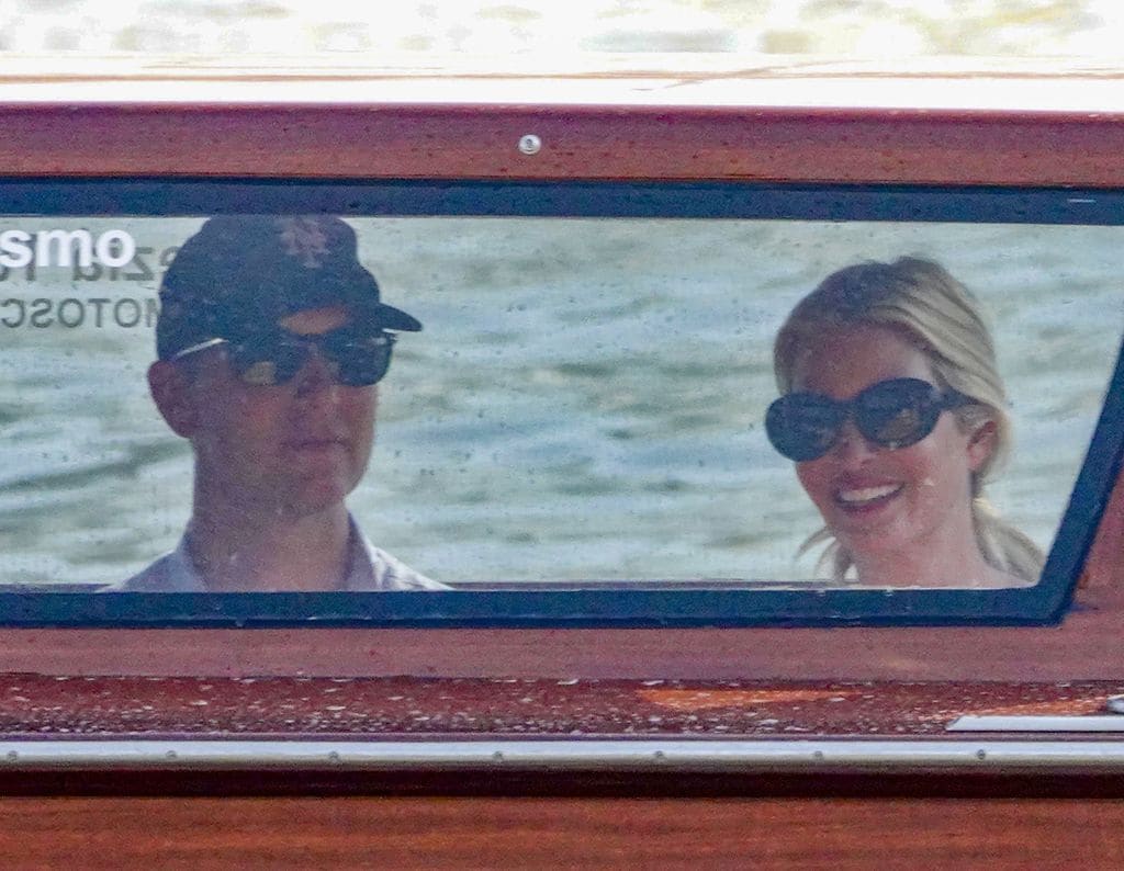 Ivanka Trump y Jared Kushner listos para la boda de Jeff Bezos y Lauren Sanchez  en Venecia.