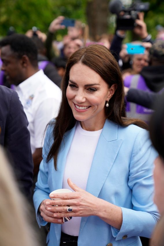 La princesa de Gales en el Big Lunch en Windsor