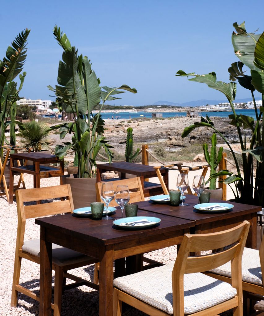 Terraza del restaurante Chezz Gerdi, uno de los participantes en estas jornadas gastronómicas. 