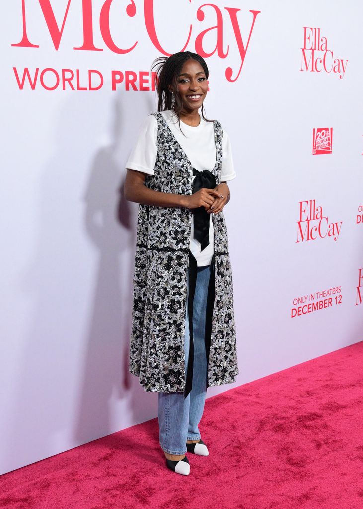 Ayo Edebiri en el estreno de "Ella McCay".