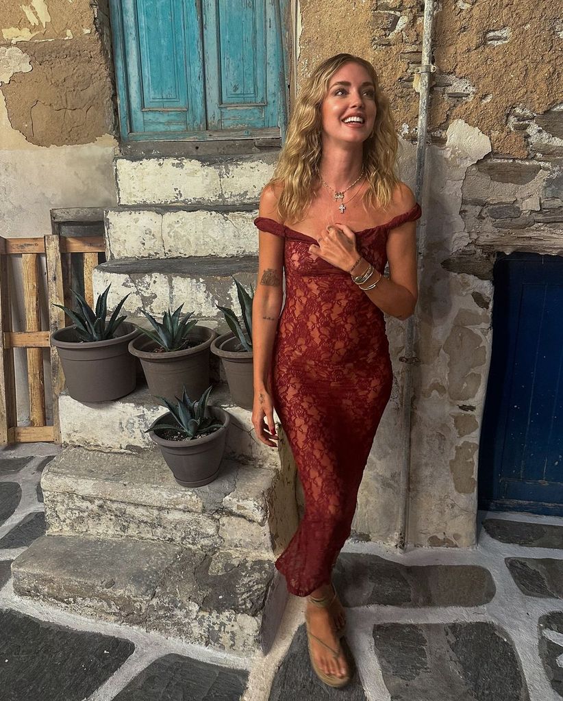 Chiara Ferragni en Grecia