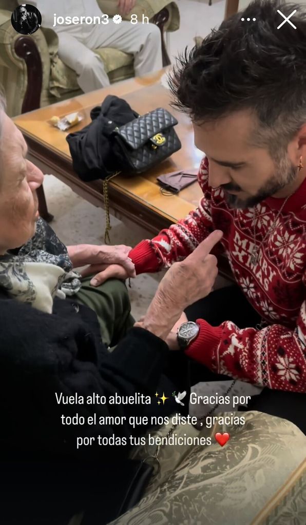 José Ron y su abuela
