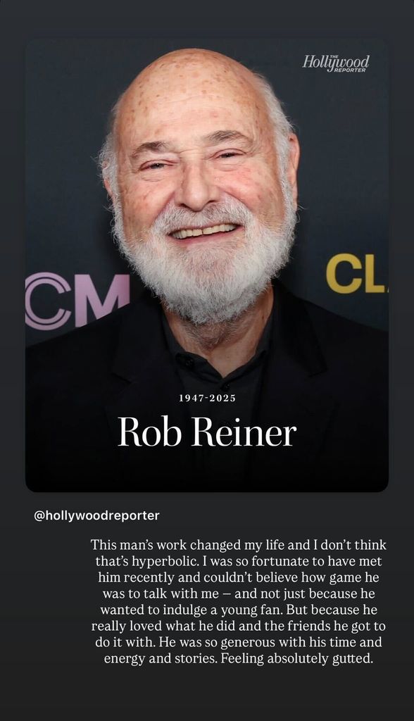 La actriz Ayo Edebiri compartió un mensaje de despedida para Rob Reiner.