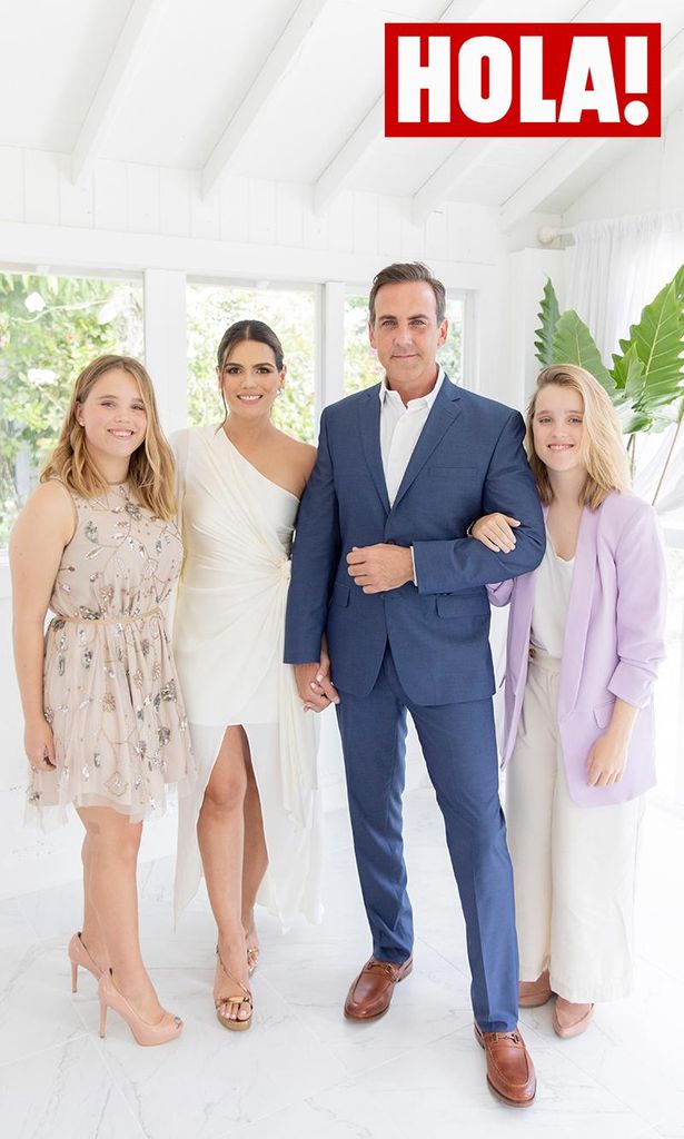 el actor puertorrique o carlos ponce y la periodista mexicana karina banda