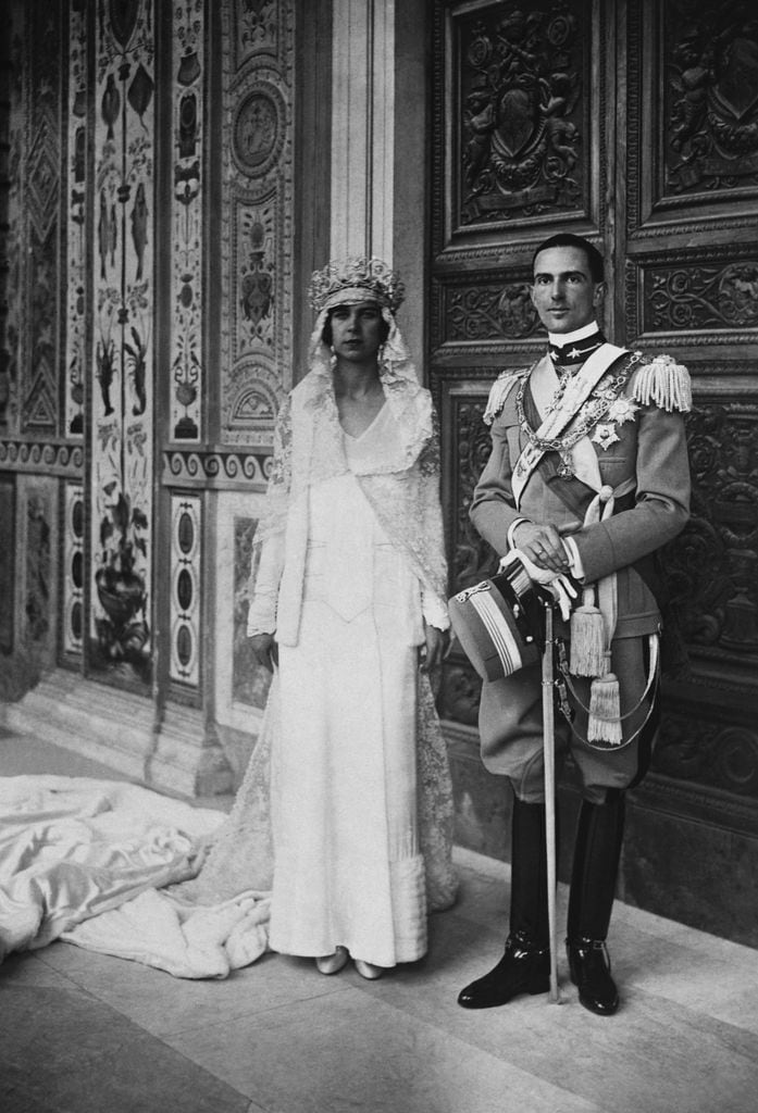 Boda del rey Humberto II de Italia y María José de Bélgica
