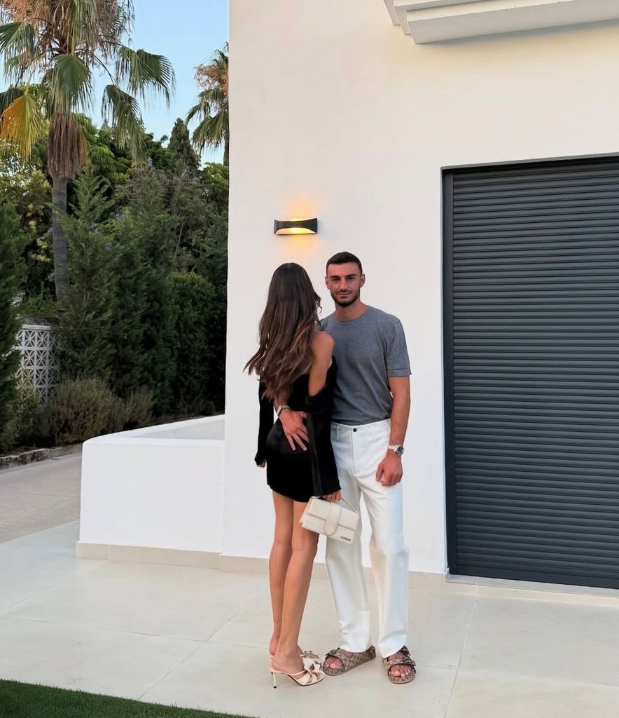 Estela Grande junto a su pareja, Juan Iglesias