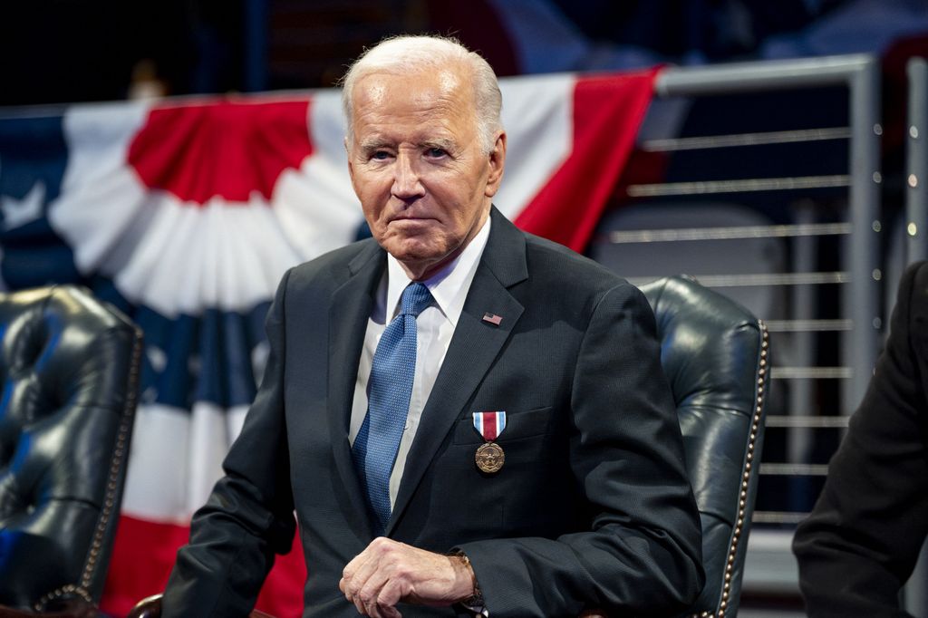 Joe Biden, durante un acto en Virginia en enero de 2025