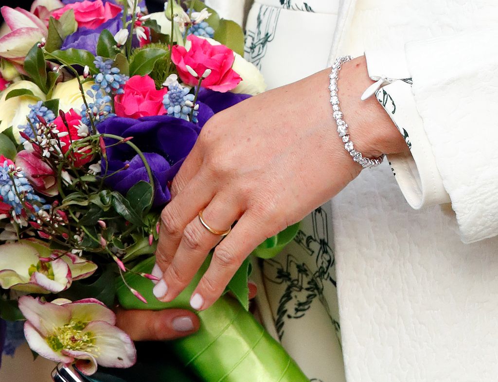 Meghan Markle lleva un tanis bracelet que pertenecía a Lady Di.