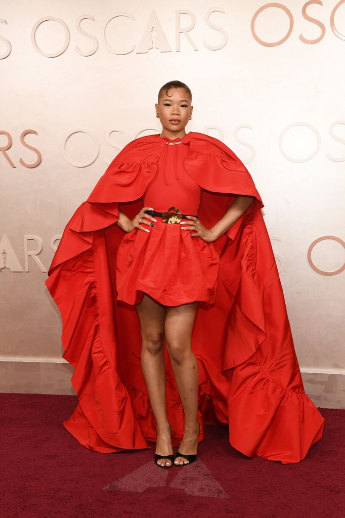 Storm Reid en la alfombra roja de la 97th edición de los Oscars