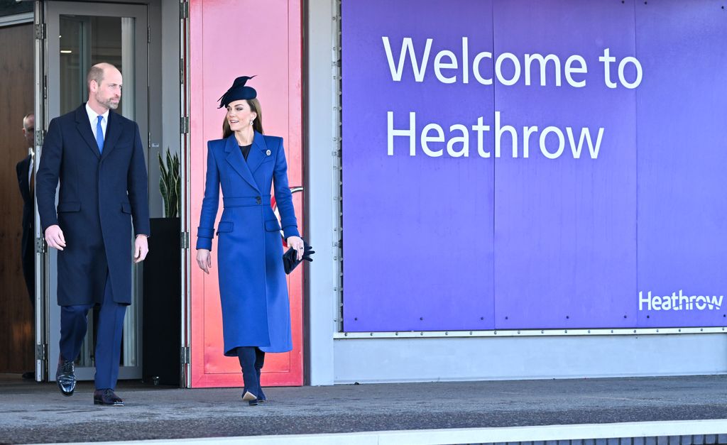 El príncipe Guillermo y Kate Middleton reciben al presidente alemán, Frank-Walter Steinmeier, y a su mujer en Londres, el 3 de diciembre de 2025