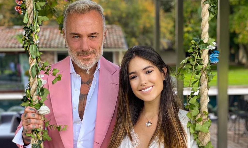 Gianluca Vacchi y Sharon Fonseca