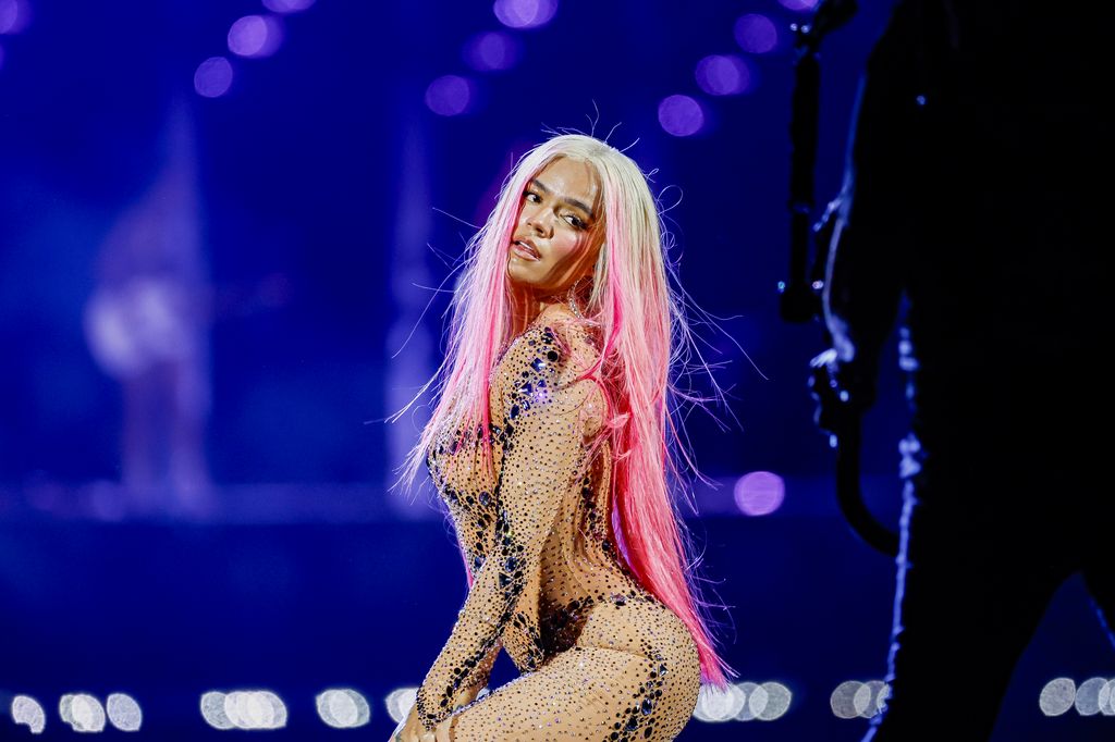 Karol G en su primer concierto en Madrid, julio 2024
