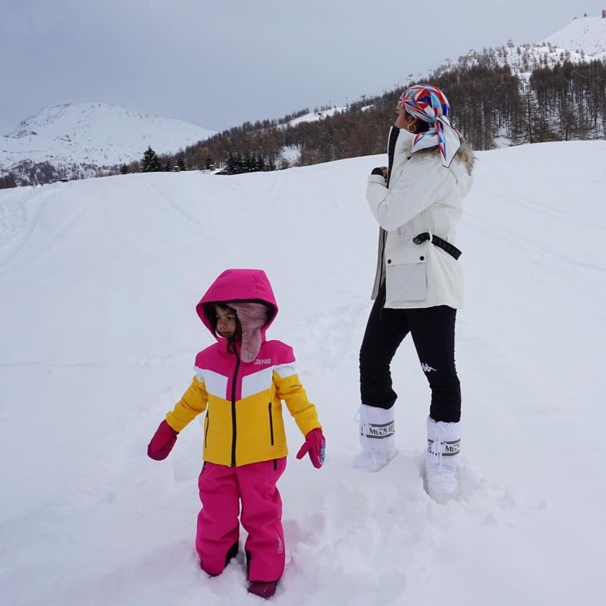 georgina rodr guez de vacaciones en la nieve con sus hijos